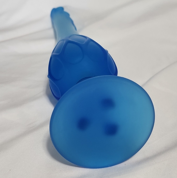 VTG Westmoreland Doric Blue Mist Swung Vase! 12.5" - Picture 5 of 7